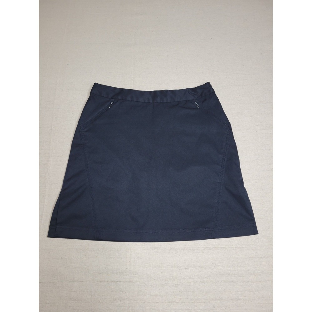 Callaway Golf Skort Women sz 8 Black Stretch Performance Skirt w/Built-In Shorts